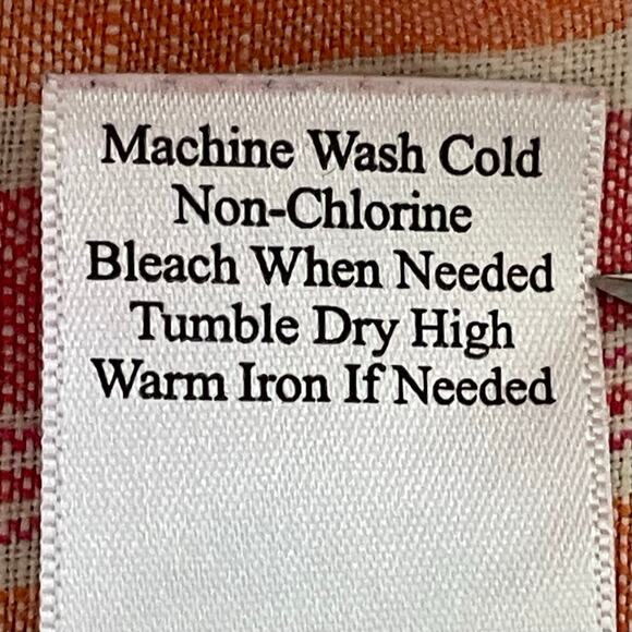 Coldwater Creek 100% Linen Striped Button Up Top Roll Tab Sleeve Sz LARGE Casual - Picture 8 of 8